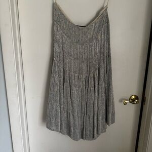 Ralph Lauren Purple Label beaded blue skirt